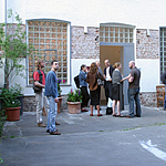 Hinterhof Höhenstrasse vor der Halle